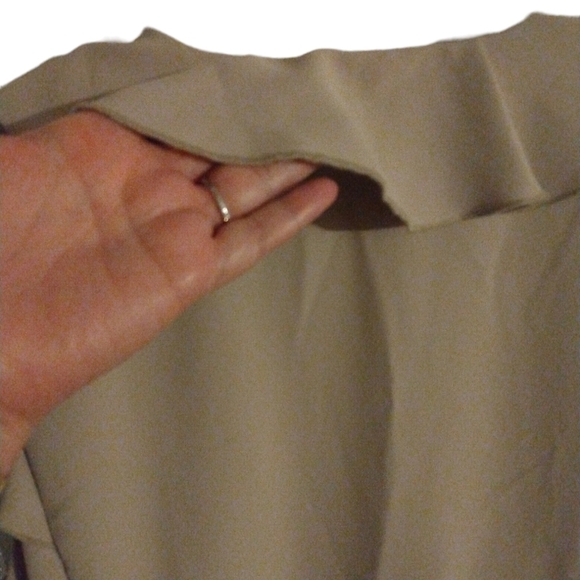 AA Studio Two Toned Wrap Minimalist Business Casual Midi Plus Dress 18 W - Picture 9 of 10